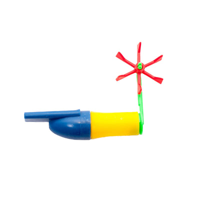 TalkTools Horn #4 - A horn instrument from the TalkTools Horn Hierarchy, designed for speech therapy and oral motor exercises. It represents an intermediate level of difficulty in the hierarchy, with #1 being the easiest to blow and #12 being the most challenging