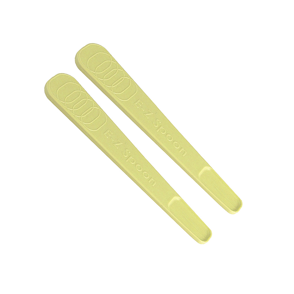 Beckman Oral Motor E-Z Spoon Soft, Yellow, 1 Piece, Shallow Bowl, Narrow, Not Plastic, 5" Long