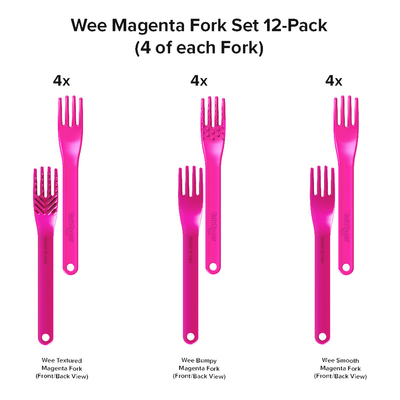 TalkTools® Wee Magenta Fork™