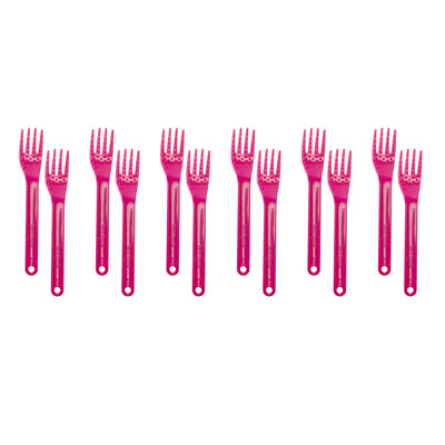 TalkTools® Magenta Fork™ (Bumpy)