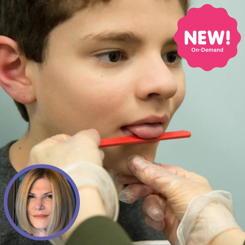 Oral Placement Therapy for Tongue Thrust and Lisps Self-Study TalkTools Oral Placement Therapy for Tongue Thrust and Lisps Self-Study TalkTools