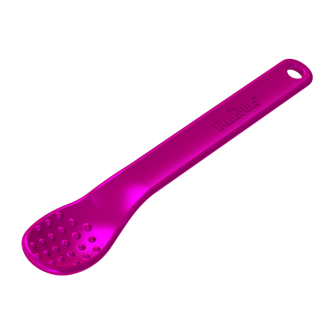 Maroon Spoons, Small (Package of 10) - The Sensory Kids<sup>®</sup> Store
