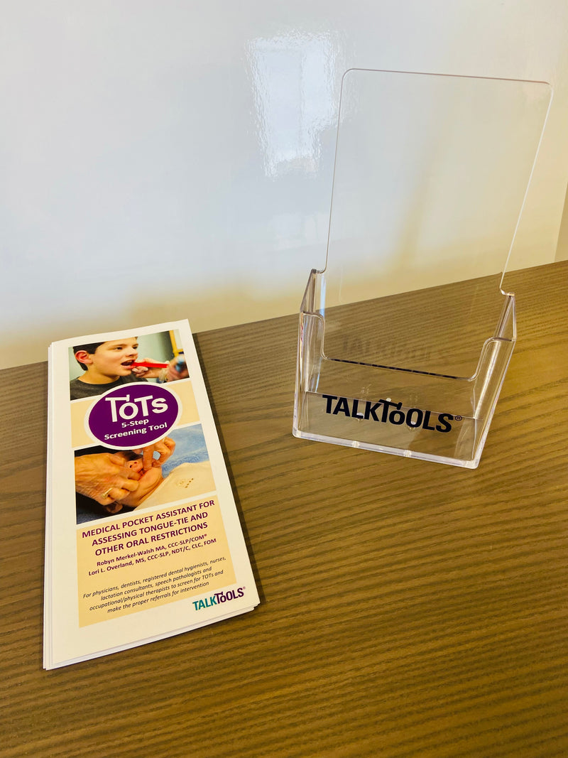 TOTs 5-Step Screening Tool Tri-Fold Brochure with Holder