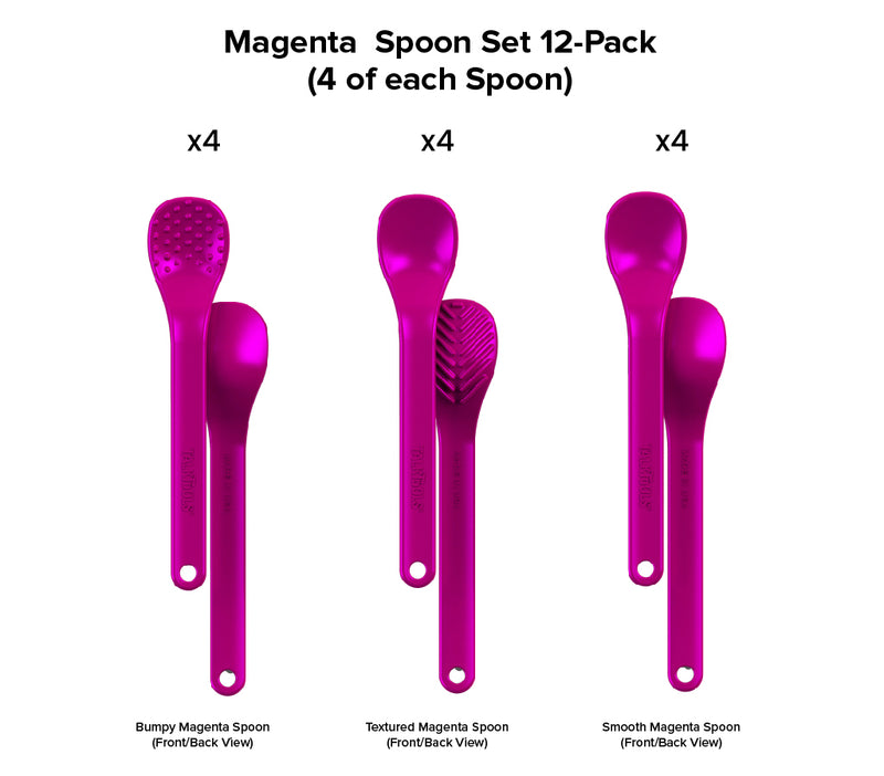 TalkTools® Textured Magenta Spoon™