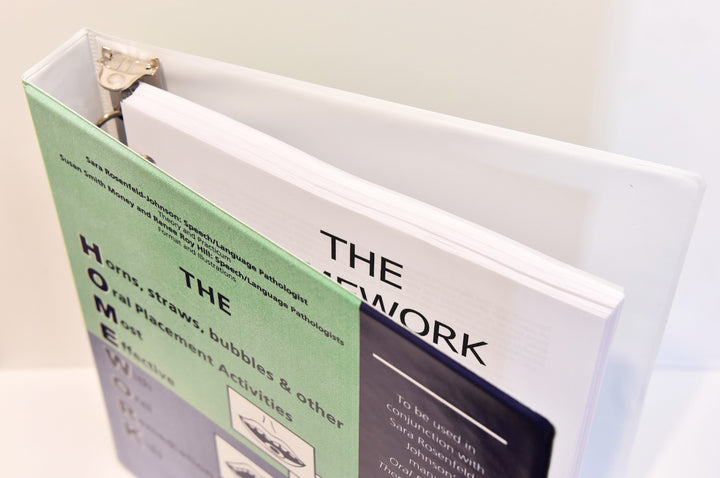 OPT (Oral Placement Therapy) Homework Book - TalkTools